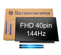 SCREENARAMA Schermo di ricambio per MSI Katana GF66 11UC 11UD 11UE 11UG | Display LCD LED 40pin 144Hz FHD opaco IPS 1920x1080 con strumenti e nastro adesivo