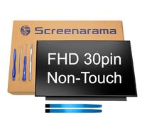 SCREENARAMA Schermo sostitutivo per CMO N156HCA-EAC REV.C2 | Display LCD LED IPS opaco a 30 pin, FHD 1920 x 1080, con strumenti e nastro adesivo