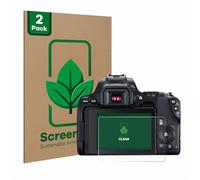 ScreenLeaf 2 Pezzi Pellicola protettiva per Canon EOS 250D [Proteggi Schermo Sostenibili, Clear, Antigraffio]