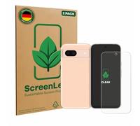 ScreenLeaf 2 Pezzi Pellicola protettiva per Google Pixel 8a (Fronte+Fotocamera) [Proteggi Schermo Sostenibili, Clear, Antigraffio]