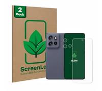 ScreenLeaf 2 Pezzi Pellicola protettiva per Motorola Edge 50 Neo (Fronte+Fotocamera) [Proteggi Schermo Sostenibili, Clear, Antigraffio]