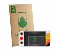 ScreenLeaf 2 Pezzi Pellicola protettiva per My Arcade Atari Gamestation Go Portable [Proteggi Schermo Sostenibili, Clear, Antigraffio]