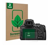 ScreenLeaf (2 Pezzi Pellicola protettiva per Nikon Coolpix P1100 [Proteggi Schermo Sostenibili, Clear, Antigraffio]