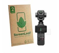 ScreenLeaf Pellicola Protettiva per DJI Osmo Pocket 4P | 2 Pezzi Chiara Protezione Schermo Made in Germany Antigraffio Proteggi Schermo Case-Friendly