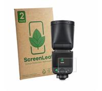 ScreenLeaf Pellicola Protettiva per Godox V1 mid | 2 Pezzi Chiara Protezione Schermo Made in Germany Antigraffio Proteggi Schermo Case-Friendly