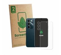 ScreenLeaf Pellicola Protettiva per realme C100 5G | (Fronte+Fotocamera) 2 Pezzi Chiara Protezione Schermo Made in Germany Antigraffio Proteggi Schermo Case-Friendly