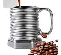 Screw Coffee Mug - 380 ml Industrial Drinkware, esagonale Beverage Mug with Design | Coffee Cup for Cappuccino, Milk, Cocoa, Juice, Kitchen, Cafe, Restaurant, Birthday, Gift