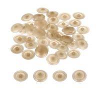 Screw Covers Caps, 100PCS Cap, 12mm Waterproof Plastic Decorative for Phillips Cam Lock Nuts Self-Tapping Screws, Red(Champagne)