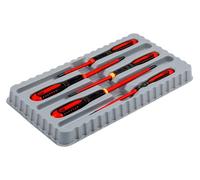Bahco BE-9881SL Ergo Officina e meccanica Kit cacciaviti 5 parti Taglio, Croce
