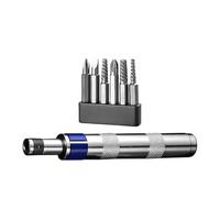 Screw Driver Set | Portable Metal 6 Bits Universal | Switchable Electronics Repair Tools | Crafted From High-strength Alloy Steel, Delivering Shock Proof Toughness And Excellent Wear And Fracture