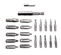 Screw Extractor Kit, Broken Bolt Removal Tool Set, 2.24x0.24x0.24 Inches, Hardened Steel Spiral Design, Reverse Thread Fit, Precision Nut Remover Drill Bits for Garage Workshop Home Repairs