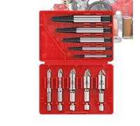 Screw Extractor Set - Broken Screw Removal | Hex Shank | 10-Piece High-Speed Steel, Stripped Screw Removal, Auto Repair & Maintenance, Broken Bolt Extractor Bits, for Garage & Worksh