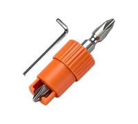 Screw Holder Bit, Spring-Loaded Positioner Heads, 2-Pieces Screw Holder with Hex Wrench with Automatic Depth Alignment, Tool Accessory for Carpentry Precision, Hardware Installation, & Joint Stability