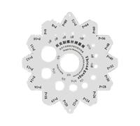 Screw Measurement Tool - Stainless Steel Thread Pitch Gauge