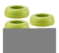 Screw Replacement Nipple Rings - Set Of 5 Leak-Resistant Babys Bottle Collars, Easy-Fit Center Piece Component, Reliable Glass Bottle Accessory | Safe Feeding Solution, Home Nursery Mealtime Uses