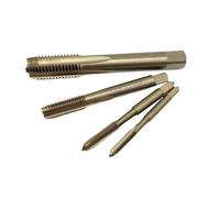 Screw Thread Tap Drill Bits M35 Straight Flute M2-M10 Machine Tap Right Hand 10Pcs(Color:M6x0.5)