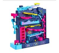 TOMY Games Screwball Scramble Level Up - Gravity Defying Vertical Obstacle Course Marble Run - Logica e coordinazione occhio-mano Puzzle Games - Giocattoli educativi per bambini dai 5 anni in su