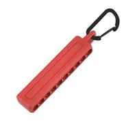 Screwdriver Bit Organizer, Sturdy Bit Holder Rack, 3.35x0.79in Storage Solutions,10 Hole Buckled Tray, Strumento Belt Clip per Woodworking, Drilling, Craft, Costruzione, Work Projects