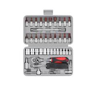 Screwdriver Bit Set - Metric Ratchet Screw Driver Bits | 40-Piece Socket Ratchet Wrench Set 1/4inch Anti-Slip Steel Reversible Portable Repair 40 Piece Electronics And Furniture