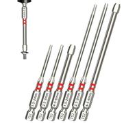 Screwdriver Drill Bits Set, Magnetic Hex Head Driver Bits Kit, For Carpentry Woodworking Use, With Six Piece Drill Bit Pack, Electric Screwdriver Tool Set, Auto Repair House Renovation Maintenance Kit