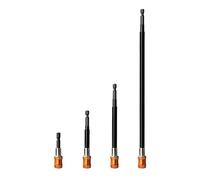 Screwdriver Head Magnetic Ring - 4-pieces Ergonomic Quick Release Tool Bit Holder, Drill Bit Magnetizer | For Drywall Home DIY Professional Use Construction Woodworking Automotive Electrical