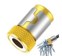 Screwdriver Magnetizer Ring - Magnetic Bits Holder, 0.56 Inches Tool Accessory, Simple Application Screw Aid, Strong Hex Power Bit Catcher Gear, Premium Quality for Builders Mechanics Repair Supplies