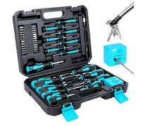 Screwdriver Set - 43 Piece Hex Bit Driver Set, Magnetic Precision Repair Kit | Multi-Function Fastener Tool Collection For High Accuracy Maintenance Equipment Appliance Home Garage Repair Use