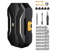 Screwdriver Set - Strong Magnetic Heavy-Duty Tool Kit, Screw Drivers Tool Set with Precision Ergonomic Grips, Industrial Grade Steel, Professional Mechanic Equipment, Hand Tools for Home Repairs
