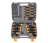 Screwdriver Set With Case 59-Piece Precision Magnetic Tool | Screwdriver Bit Set For Repair Watch Eyeglass Electric Computer Furniture Home Garage Bicycle
