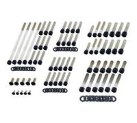 Screws4Bikes Set di viti HD Touring/FXR da 87 acciaio inossidabile nero