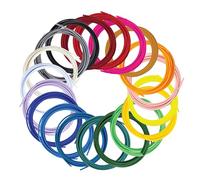 SCRIB3D Ricariche di filamenti per penna, 20 colori, 4,5 m per colore, PLA da 1,75 mm, funziona con SCRIB3D, PIKA3D, MYNT3D e la maggior parte delle altre penne per stampa 3D