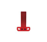 Scriba for la lavorazione del legno Lega di alluminio Tipo T Righello Posizionamento del foro Calibro for incisione Strumento for la misurazione del segno,Prodotti di precisione(T100 Red)