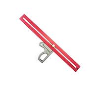 Scriba for la lavorazione del legno Marcatura di precisione T-Righello 200-400 mm In lega di alluminio Righello for incisione Linea di disegno for marcatura Strumenti di misurazione(400MM)