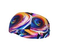 Scribble Art to The Pap - Fascia sportiva alla moda, traspirante, ad asciugatura rapida ed elastica, unisex per esercizi