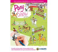 Scribble Down - Libro da Pittura Pony Show, Multicolore