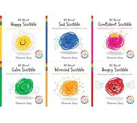 Scribbles Crew Six Pack Collection by Channon Gray (All About Happy Scribble, All About Sad Scribble, All About Calm Scribble, All About Angry ... big emotions - one Scribble at a time