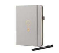 Scribbles That Matter Anchor Planner - Undated Weekly and Monthly Planner, A5 12-Month Life Organizer with Goal Setting, Habit Tracker, 120gsm Paper, Hardcover and Pen - Stone