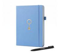 Scribbles That Matter Anchor Planner - Undated Weekly and Monthly Planner, A5 12-Month Life Organizer with Goal Setting, Habit Tracker, 120gsm Paper, Hardcover and Pen - Cornflower