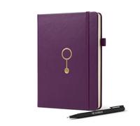 Scribbles That Matter Anchor Planner - Undated Weekly and Monthly Planner, A5 12-Month Life Organizer with Goal Setting, Habit Tracker, 120gsm Paper, Hardcover and Pen - Plum