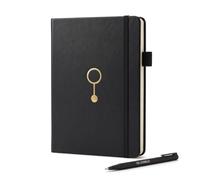Scribbles That Matter Anchor Planner - Undated Weekly and Monthly Planner, A5 12-Month Life Organizer with Goal Setting, Habit Tracker, 120gsm Paper, Hardcover and Pen - Onyx