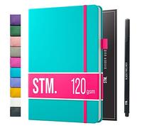 Scribbles That Matter Taccuino B5 con diario punteggiato 200 pagine Dot Grid Bullet Journal Copertina rigida vegana 120 gsm Carta spessa resistente alle sbavature (7 x 10) pollici, Acqua