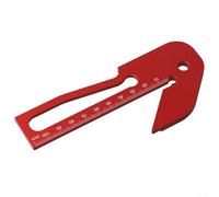 Scribe quadrato del righello del centro di 45 gradi per accurato per i progetti di lavorazione del legno con la costruzione della lega di alluminio