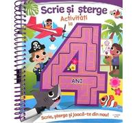 Scrie si sterge. Activitati la 4 ani
