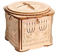 Scrigno del tesoro dei pirati EscapeWelt puzzle 3D in legno
