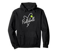 Script Cuore Pickleball - Love The Dink Graphic Felpa con Cappuccio