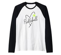 Script Cuore Pickleball - Love The Dink Graphic Maglia con Maniche Raglan