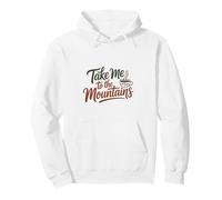 Script del caffè avventuroso, Tipografia del caffè di Montagna Felpa con Cappuccio