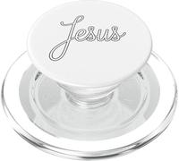 Script di Gesù Minimal Christian Faith Design PopSockets PopGrip per MagSafe