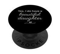 Script elegante Sì, ho una bella figlie PopSockets PopGrip Adesivo