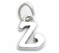 Script lettera Z iniziale charm in argento sterling .925 x 1 lettere charms